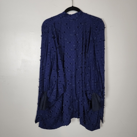 Rachel Comey kent blouse, navy blue, nwt - Picture 7 of 10
